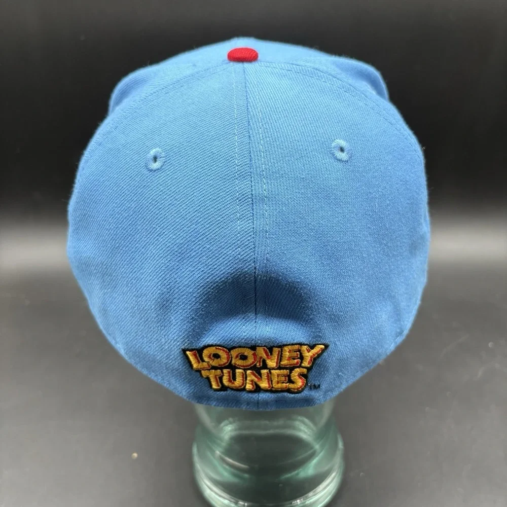 New Era‎ 59FIFTY Looney Tunes Porky Pig Fitted Hat 7 7/8 Blue Red Cap